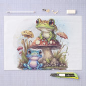 Niedliche Frösche Seidenpapier (Handwerk)