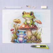 Niedliche Frösche Seidenpapier (Handwerk)