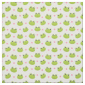 Niedliche Froschfronten und Herz-Muster Stoff (Muster)