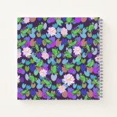 Niedliche Froschkunst frostiges, ästhetisch glückl Notizblock (Rückseite)