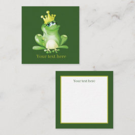 niedliche Froschliebhaber fügen Sentiment Note Car Mitteilungskarte