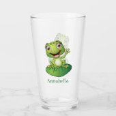 niedliche Froschliebhaber geben Namen Glas (Rückseite)