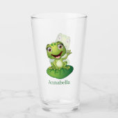 niedliche Froschliebhaber geben Namen Glas (Vorderseite)
