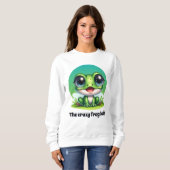 Niedliche Froschliebhaber Sweatshirt (Vorne ganz)