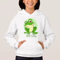 niedliche Froschliebhaber tragen den Namen Hoodie
