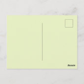 Niedliche Froschmusik Postkarte (Rückseite)