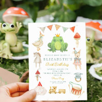 Niedliche Froschspielzeug-Hütte zum ersten Geburts