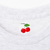 Niedliche FruchtaufkleberDesigns für Schulzeichen Etiketten (Befestigt)