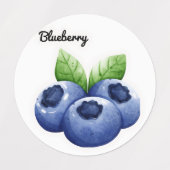 Niedliche FruchtaufkleberDesigns für Schulzeichen Etiketten (Design 2)