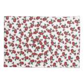 Niedliche Früchte aus Rotkrebsen und Weiß (beliebi Kissenbezug (Rückseite)