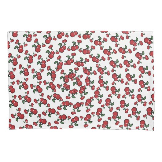 Niedliche Früchte aus Rotkrebsen und Weiß (beliebi Kissenbezug (Vorderseite)