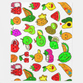 Niedliche Früchte Blanket! Fleecedecke (Vorderseite)