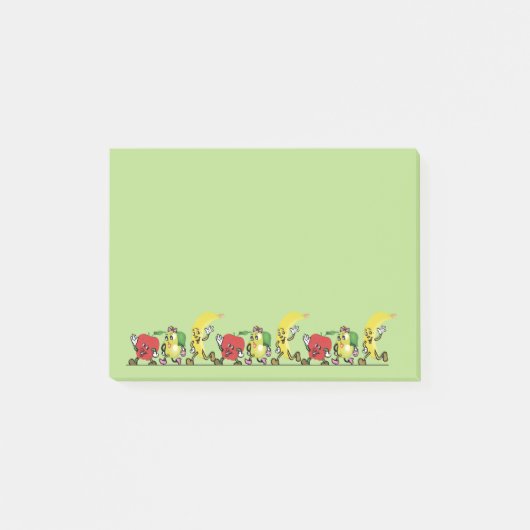 Niedliche Früchte Post-it Klebezettel (Vorderseite)