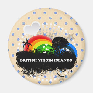 Niedliche fruchtige British Virgin Islands Magnet