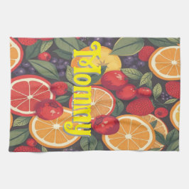 Niedliche Fruchtmuster - Fun Summer Design Geschirrtuch