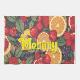 Niedliche Fruchtmuster - Fun Summer Design Geschirrtuch