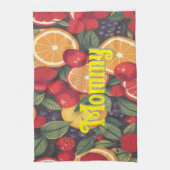 Niedliche Fruchtmuster - Fun Summer Design Geschirrtuch (Vertikal)
