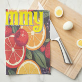 Niedliche Fruchtmuster - Fun Summer Design Geschirrtuch (Viertel Falte)