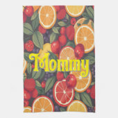Niedliche Fruchtmuster - Fun Summer Design Geschirrtuch (Vertikal)