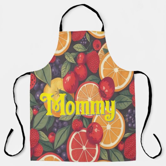 Niedliche Fruchtmuster - Fun Summer Design Schürze (Vorderseite)