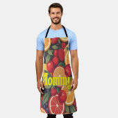 Niedliche Fruchtmuster - Fun Summer Design Schürze (Getragen)
