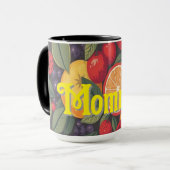 Niedliche Fruchtmuster - Fun Summer Design Tasse (Vorderseite Links)