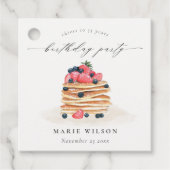 Niedliche Fruchtpancake Wasserfarbe jedes Alter Ge Geschenkanhänger (Vorderseite)