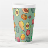 Niedliche Fruchtpumpenblütenblätter im Herbst Milchtasse (Vorderseite)