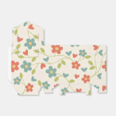 Niedliche Frühlingsblumen Geschenkschachtel (Ungefaltet)