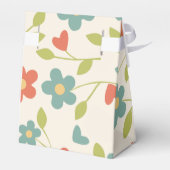 Niedliche Frühlingsblumen Geschenkschachtel (Rückseite)