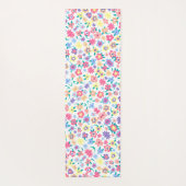 Niedliche Frühlingsblüten Muster Schüssel Yogamatte (Rückseite)