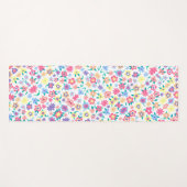 Niedliche Frühlingsblüten Muster Schüssel Yogamatte (Vorderseite (Horizontal))