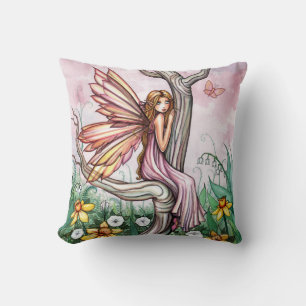 Niedliche Frühlingsheime Blume Faia di Daffodils P Kissen