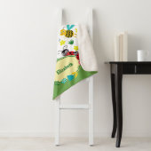 Niedliche Frühlingsinsekten Muster Kinder Sherpadecke (Beispiel)