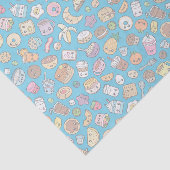 Niedliche Frühstücks-Nahrung Seidenpapier (Ausschnitt)