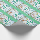 niedliche Fuchs- und Geschenkpapier (Ecke)