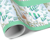 niedliche Fuchs- und Geschenkpapier (Rolleneckpunkt)