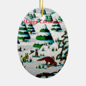 niedliche Fuchs- und Keramik Ornament (Hinten)