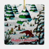 niedliche Fuchs- und Keramikornament (Rückseite)