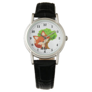 niedliche Füchse Armbanduhr