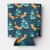 Niedliche Füchse: Charme Vintag nahtlos Dosenkühler (Vorderseite)