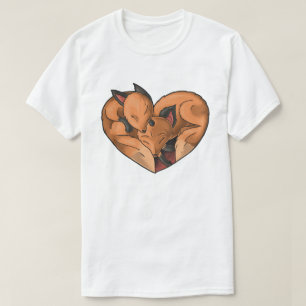 Niedliche Füchse T-Shirt