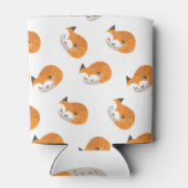 Niedliche Füchse, Verspieltheit im Hintergrund Dosenkühler (Rückseite)