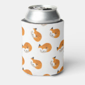 Niedliche Füchse, Verspieltheit im Hintergrund Dosenkühler (Kanne Rückseite)