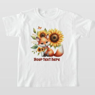 Niedliche Fuchsliebhaber individuell anpassbar T-Shirt