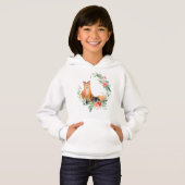 niedliche Fuchstierliebhaber Hoodie (Vorne ganz)