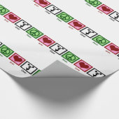 Niedliche Führung Geschenkpapier (Ecke)