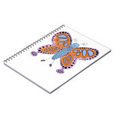Niedliche Fun Butterfly Notizblock (Linke Seite)