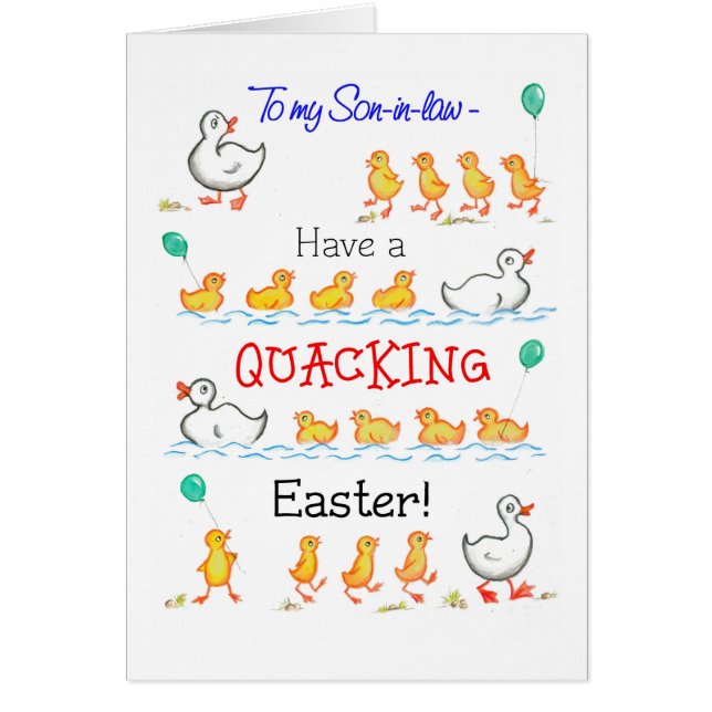 Niedliche Fun Ducklings Quacking Oster, Schwiegers (Vorne)