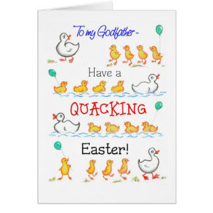 Niedliche Fun Ducklings Quacking Osterfeier für Pa